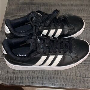 Adidas Black and White Sneakers